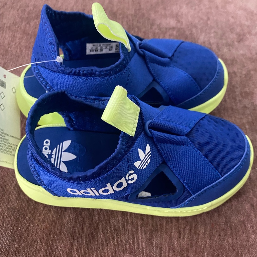 Adidas Originals Kids 360 Sandals C BP FX4947 Royal Blue Size 10 1/2 NWOB